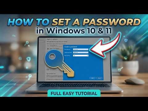 Set Login Password On Windows PC Fast | Protect Your Laptop In Seconds (Easy Method)