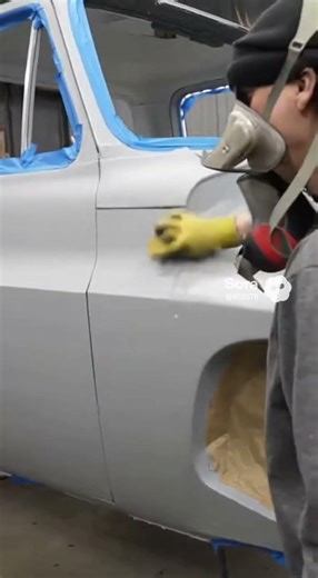 Destroyed Square Body Gets NEW Engine and Paint #restoration #truck #chevy