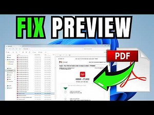 How To Fix PDF Preview Pane Not Working In Windows 11 (2026)