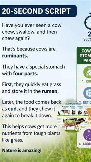 Why Do Animal Chew Cud? 🐄