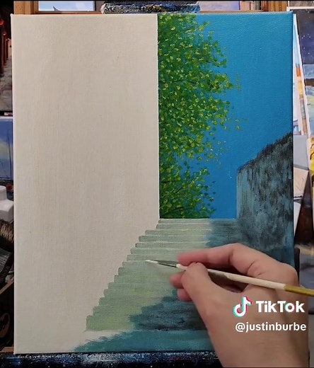 How to Draw Beautiful Scenery with Acrylics