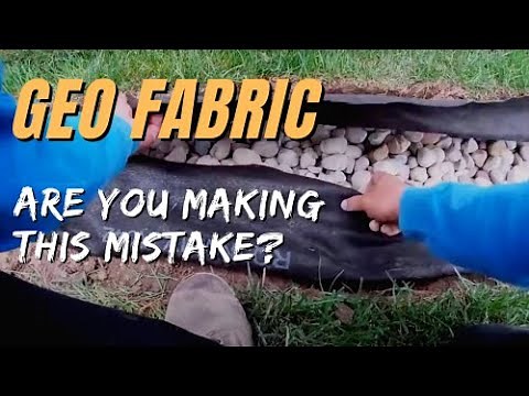 How to Wrap French Drain in Geo Fabric for Best Flow Rate, Do It Yourself Yard Drainage