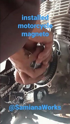 how to install motorcycle magneto😃😃😃