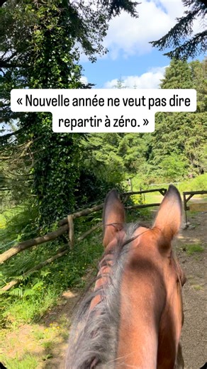 « Une nouvelle année ne veut pas dire repartir de zéro. » ✨ Continuer le chemin Avec ce qu’on a déjà appris. Avec ce qui est déjà là. Parfois on affine. Parfois on consolide. Parfois on ralentit. Et c’est très bien comme ça. Je te souhaite une belle année 2026, pleine de petits pas qui construisent de grandes transformations. 👉 Et toi, qu’as-tu envie de préserver, d’affiner ou de déployer cette année ? Moi, c’est Léa 🐴 J’aide les cavaliers à comprendre leurs fonctionnements, à libérer les tens