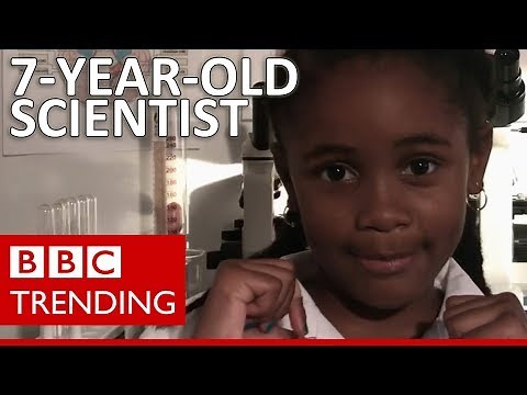Meet Amoy Antunet, the 7-year-old neuroscientist wowing the internet - BBC Trending