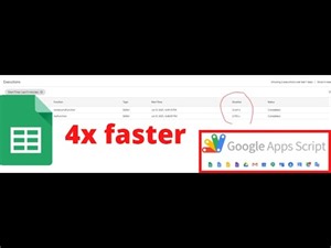 Most EFFICIENT way to use for-loops in Google App Script with ARRAYS!!! 4x faster execution time!