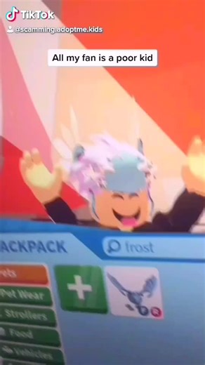 Scamming kids in adopt me on TikTok