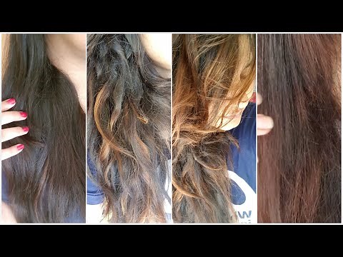 How to Dye Hair at Home | Lowlights without Foil | Hair Color in Lockdown .Hair color in Quarantine