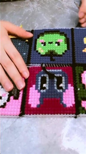 Unif cross stitch bag — Part 1 🧵 #crochet #crossstitch #handmade