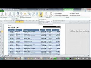 Excel 2010 - Seite einrichten - Seitenlayout