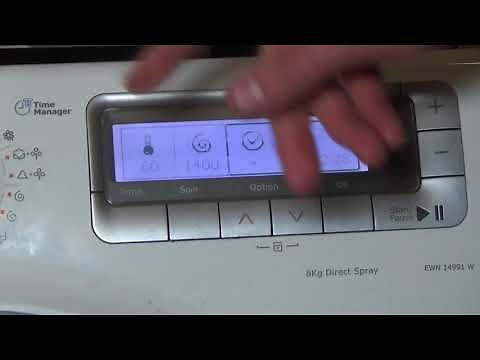 How to Tip #44 : Change beeper tone Volume setting on an Electrolux Time manager Washing Machine.