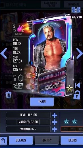 PERFECT PRO IGNITION DIAMOND DALLAS PAGE #wwesupercard