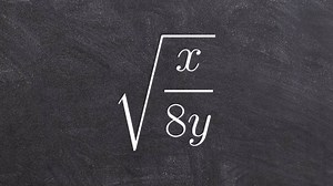 Dividing two radical expressions by rationalizing the denominator