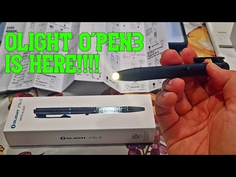New Olight O'pen 3 Is finally here! Write in the dark! ✍️