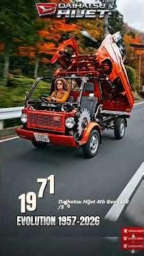 Daihatsu Hijet Evolution (1957-2026) | From 1957 Midget to the Modern Hijet! ShiftEvo