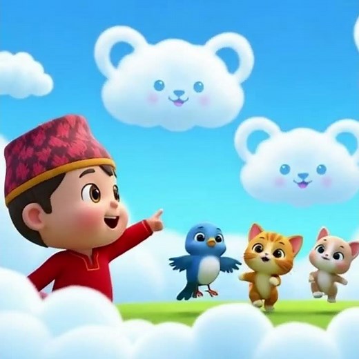 हामी सँगी साथी 🧸 | Nepali Nursery Rhyme for Kids | Cartoon Baby Song