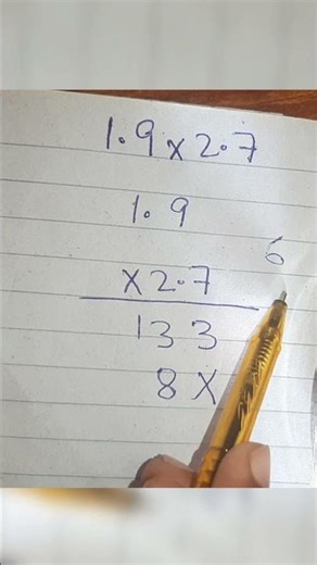 Mastering Decimal Multiplication with decimal Numbers#shorts