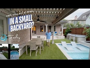 Can You Fit A Pool In a Small Backyard? Pool Tour By Mike Farley