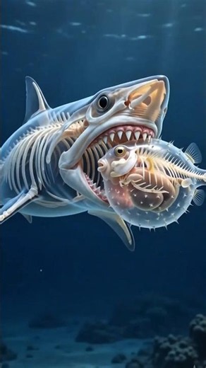 Why Predators Die After Eating Puffer Fish 🐡 #shorts #animals #facts #shortsfeed #viral