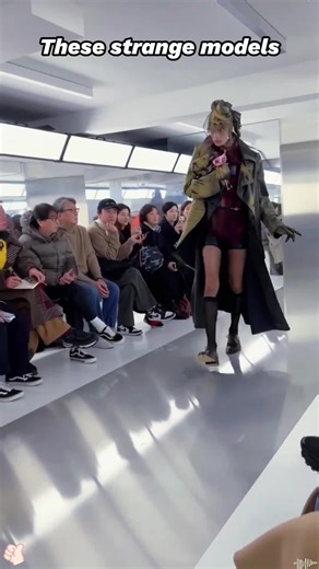 These strange models .Copycat Show. #fashion #nyfw #funnyprank #foryoupage #fyp
