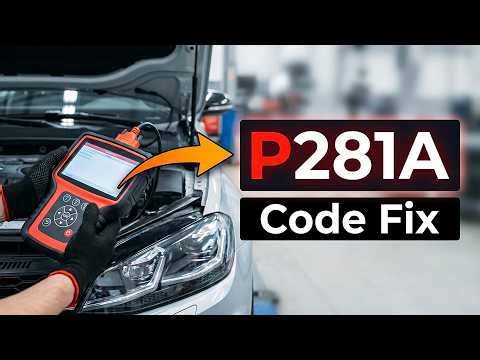How To Fix P281A Code - Pressure Control Solenoid H Intermittent Transmission Repair