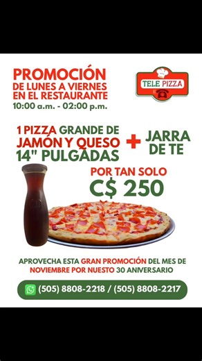 Tele Pizza Nicaragua on Reels