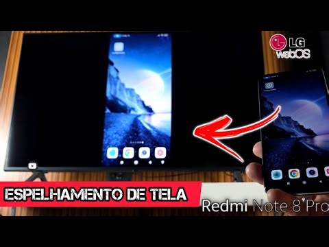 COMO ESPELHAR A TELA DO XIAOMI REDMI NOTE 8 PRO NA TV LG
