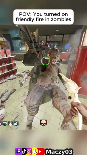 POV: You turned on friendly fire in zombies #bo3 #codzombies #callofdutyzombies #bo3zombies