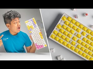 My first Custom Keyboard Build With Royal Kludge RK100 - Foam & Tape Mod!