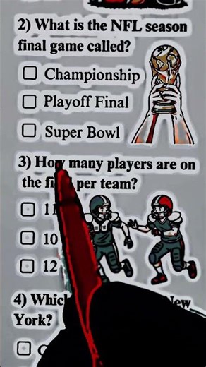 NFL Knowledge Test 🏈🇺🇸 | Only True Fans Will Pass! Only 1% of Fans Get 3/3: