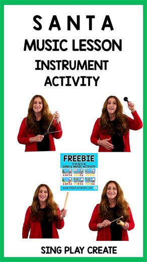 Want to teach this fun Version of Bingo? 🎶🙌 Watch “How to Teach S-A-N-T-A” on the Sing Play Create Teaching Tips YouTube Channel for step-by-step ideas that make music class easy and engaging!