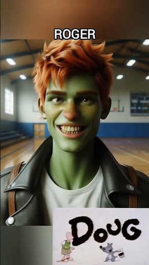 ROGER KLOTZ 🟠 DOUG 🟠 Nickelodeon’s Most Relatable Cartoon Hero #ai #cartoon #nostalgia