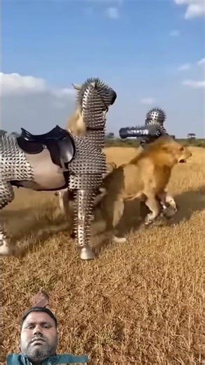 Man vs Lions:Who Wins Against Lions? #funny #animals #lion #shortfeed #shorts