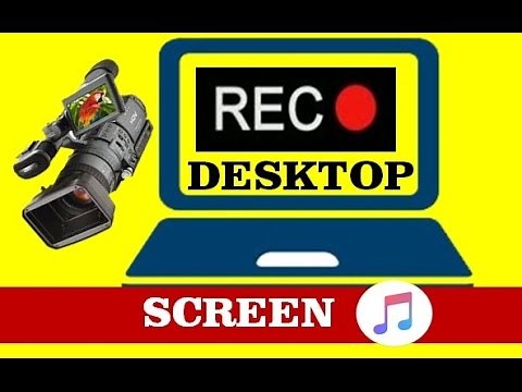 how to record desktop screen with sound in computer or laptop