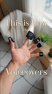 How I Record Video Voiceovers 🎥🎙️