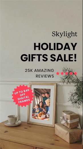 From our incredibly simple set-up to our intuitive touchscreen display, it’s easy to see why Skylight Frames are #1. | Skylight