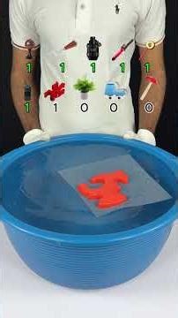 Float or Sink? Tissue Water Experiment! 💧🧻#experiment #tissuepaper