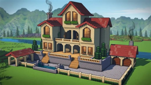 Minecraft： Luxury Mansion 教程