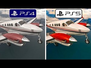 Flight Simulator 2024 PS4 vs PS5 Graphics Comparison