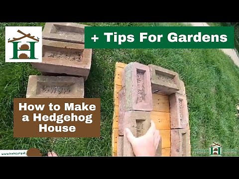 How to Make a Hedgehog House and Tips For Gardens - Hornbeam Wood Hedgehog Sanctuary