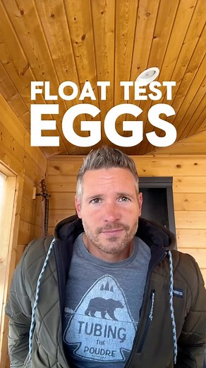 12K views · 366 reactions | 讀 Quick Egg Freshness Test!  Check if your eggs are safe to eat: Use room temp or slightly warm water (avoid cold to prevent bacteria risk). Place the egg in water: Sinks & flat? Fresh! Stands upright? Eat soon. Floats? Use for compost or as a pet treat.  Note: Water test affects the egg’s natural bloom. Farm-fresh eggs with bloom don’t need refrigeration and last a month on the counter. #EggTest #FoodSafety #EcoLiving | Rob Benson | Facebook