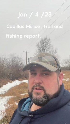 Cadillac, MI Ice Trail and Fishing Report Update