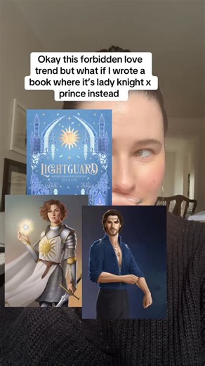 Hayley Turner | Romantic Fantasy Author on Instagram: "This trend but flip it 👀👀👀 Freakin stunning art by @reebardin If you’re new here, hi! I’m Hayley, author of fantasy for hopeless romantic nerds and composer of music that either sounds like a fairy princess threw up on it or you’re about to go into battle. BOOKS: NEW DUOLOGY: Lightguard - (soft) enemies to lovers, SHE’s the guard, he’s the prince romantasy coming March 24th, 2026 WHAT TO EXPECT: ✨FMC w/OCD ✨SHE’S the guard, he’s the princ