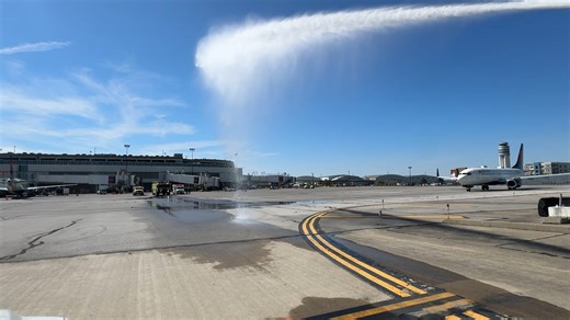 Final boarding call for Captain Bob Woods! 🎉 After a remarkable career as a Delta Air Lines pilot, he’s officially on a nonstop journey to retirement. The local Delta team celebrated with a water cannon salute on Wednesday. Wishing him clear skies and plenty of smooth landings ahead. | John Glenn Columbus International Airport