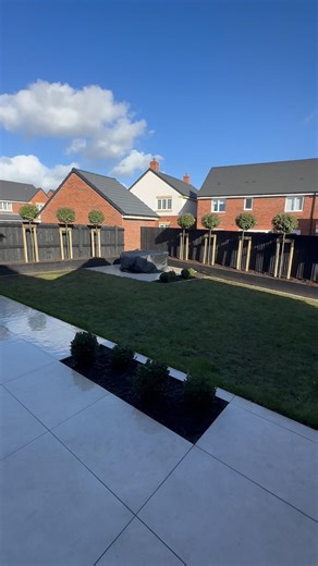 Raised sleeper beds with trees! #tree #trees #plant #plants #landscaping