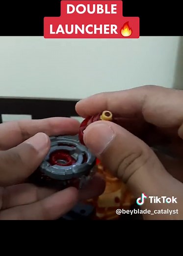 BEYBLADE DOUBLE LAUNCHER🔥 #beyblade #beybladeburst #beyblademetalfusion