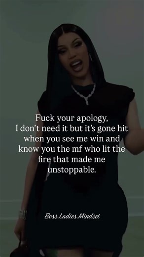 It’s about action, not procrastination. Get with it or get out the way. #cardi #baddies #action #fyp #repost