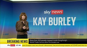 BREAKING: More than 300 people trapped inside Hong Kong’s World Trade Centre after fire breaks out. Kay Burley has the latest. Get the latest news: https://trib.al/1Z7Kn8Q | Sky News