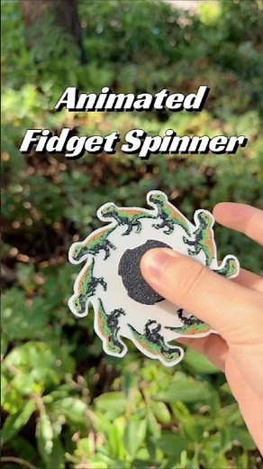 Magical Animated Spinner! #creality #3dprinting #fidgettoys #spinner