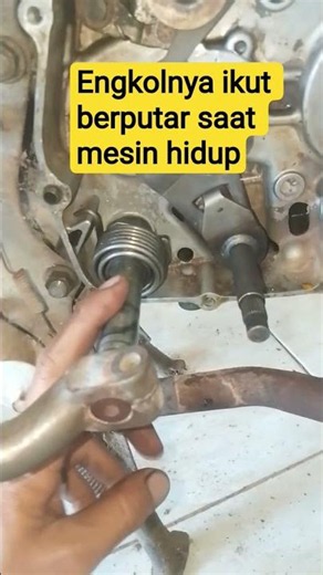 Supra X 125 crank rotates when the engine is running..#suprax125 #rotatingcrank#crank#footstarter